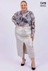 Picture of CURVY GIRL PRINTED CHIFFON TOP